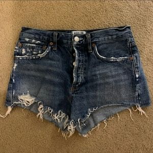 AGOLDE Parker denim shorts